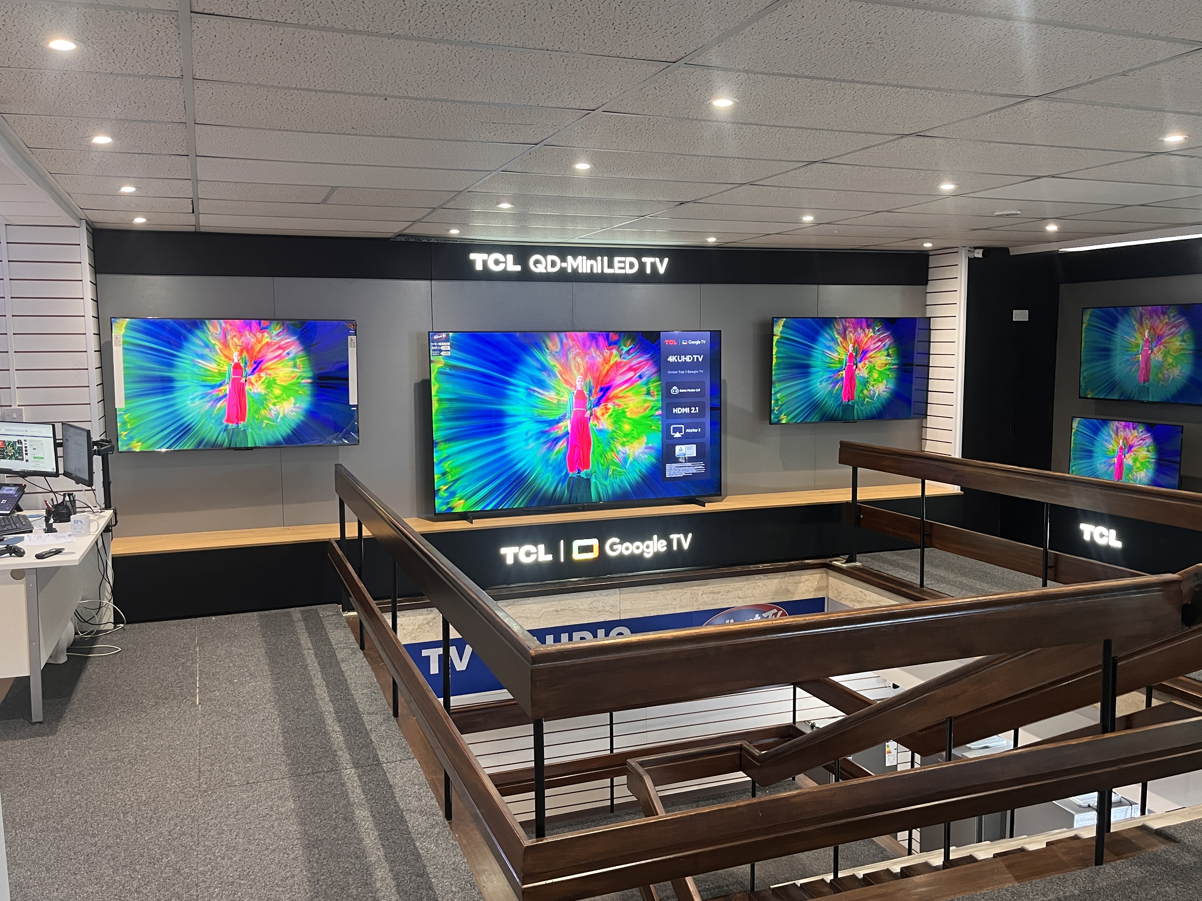 TCL QD-Mini LED television display at Cleverleys Blackpool
